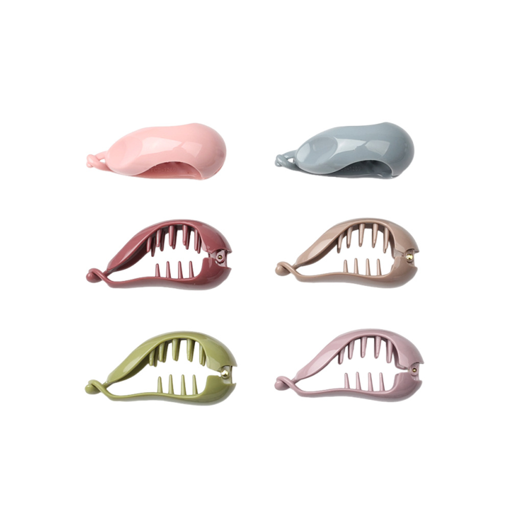 发夹/发饰/发卡/抓夹/亚克力儿童发夹白底实物图