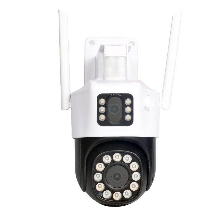 ICSEE Xiongmai WIFI gun Ball dual-eye high-definition surveillance camera 1080P outdoor night vision mobile phone remote waterproof Item Picture