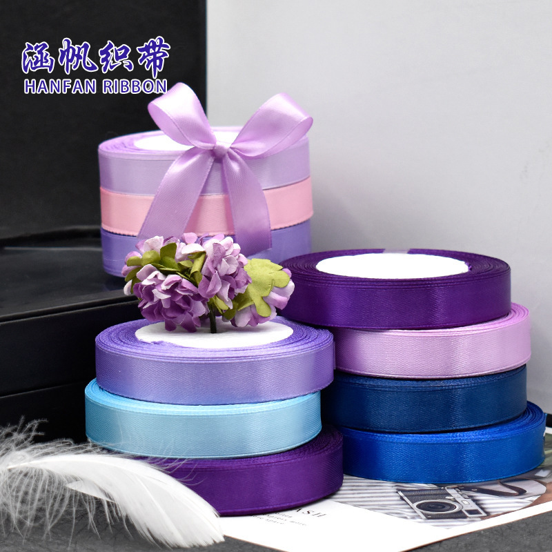 Hanfan webbing 1.5cm wide ribbon, flower baking packaging ribbon, DIY handmade bow, ribbon, clothing accessories, scarf, silk scarf, sun-protective clothing ribbon details Picture