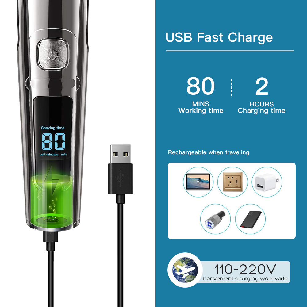 Dansong 11-in-1 multi-functional electric clipper USB charging home electric hairdressing set Personal care appliance Specification image