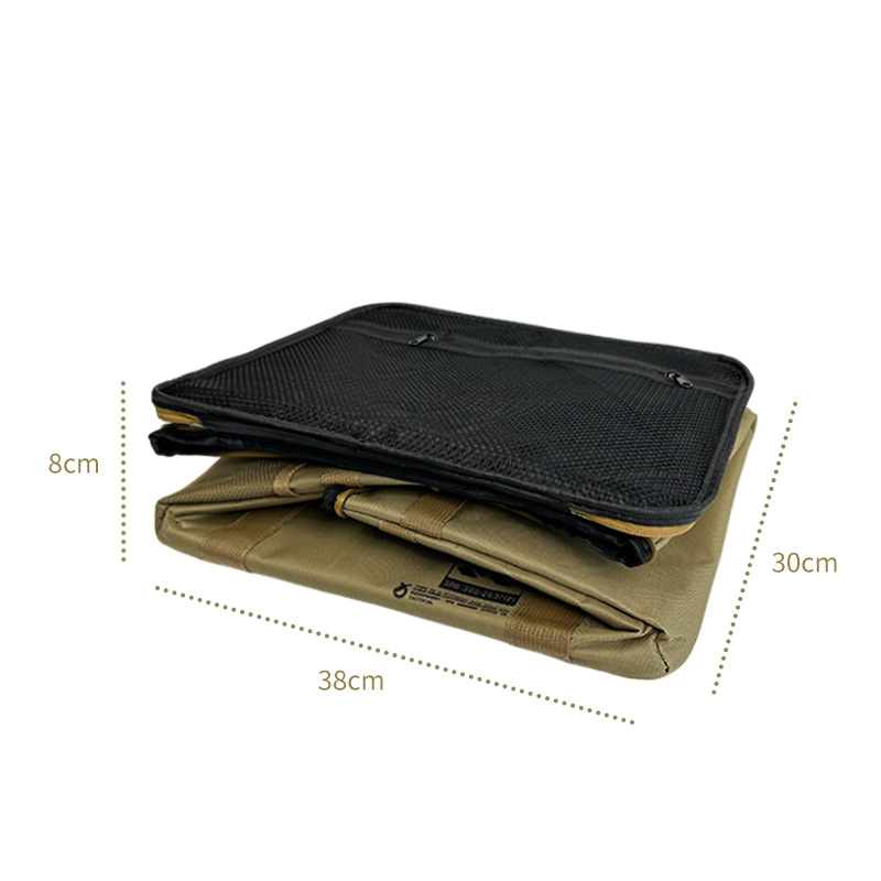 Multi-functional outdoor folding storage box, picnic and camping equipment storage bag, large-capacity kitchenware and tableware organization box, field tactical storage bag Application Scenario