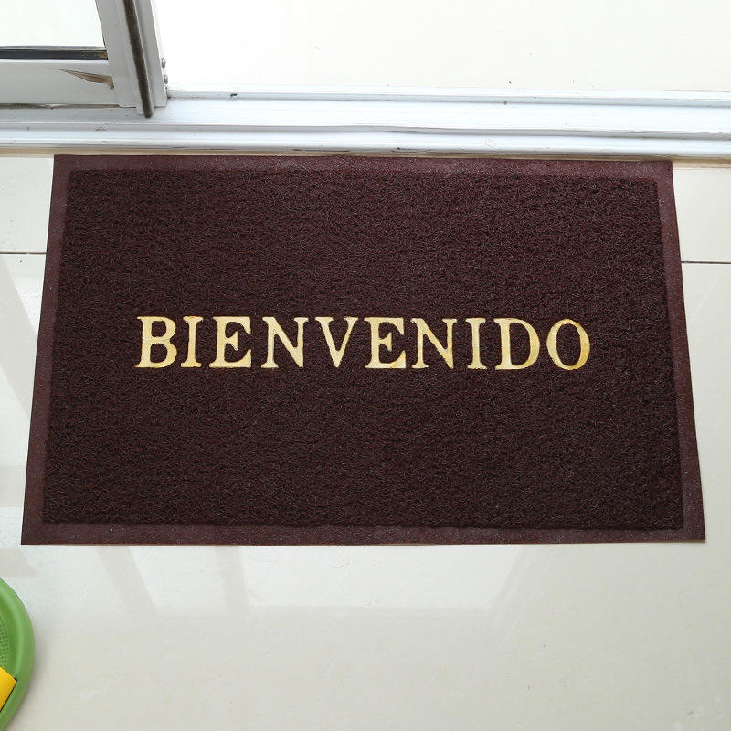 Silk loop antideslizante alfombra de bienvenida para el hogar tapetes de basalto 1.6kg thick wearable alfombra de piso Specification image