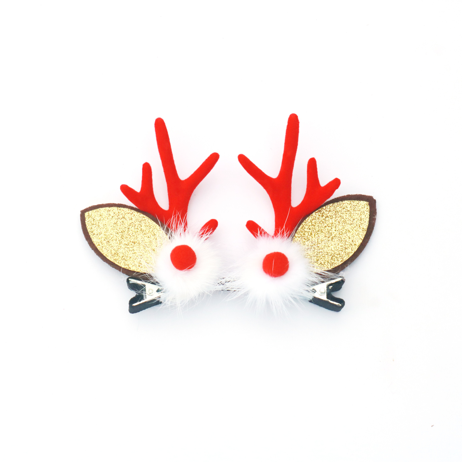 "Senny-style adult and children Christmas reindeer antler hair clips, cute hair clips, headwear, hair bands, and hair accessories. details Picture