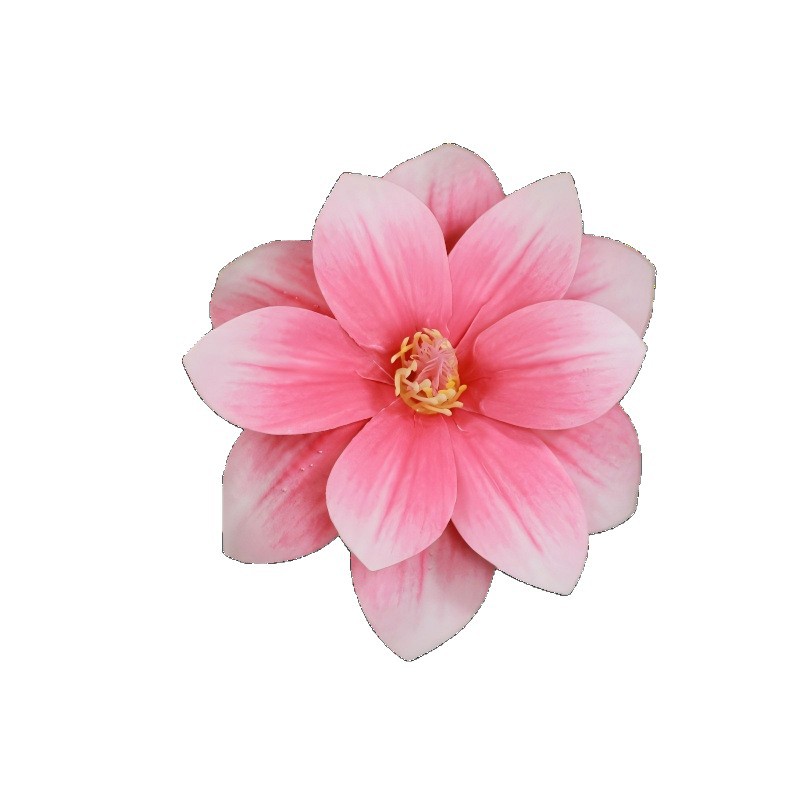 Large magnolia flower-shaped artificial flower, artificial flower, DIY decorative hairpin, corsage, souvenir cake, office culture, artificial rose, gardening accessories Item Picture