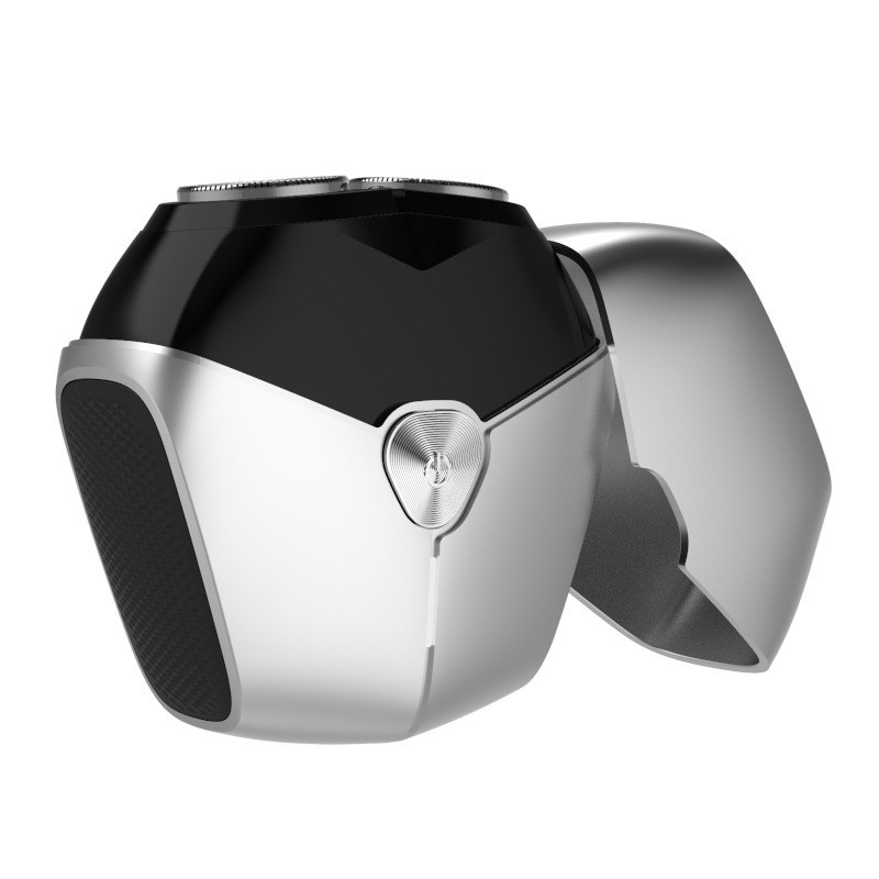 Wholesale mini electric shavers, 8W small steel cannon magnetic suction blade heads, washable portable cross-border daily necessities, bathroom shaving and shaving blades Item Picture