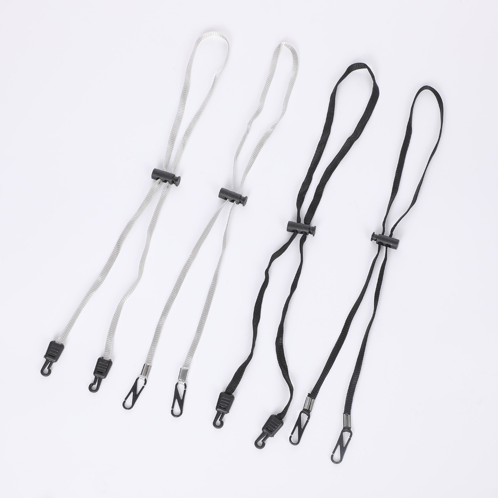 厂家批发渔夫帽防风遮阳帽配防风绳挂钩口罩挂绳饰品配件多功能固定绳