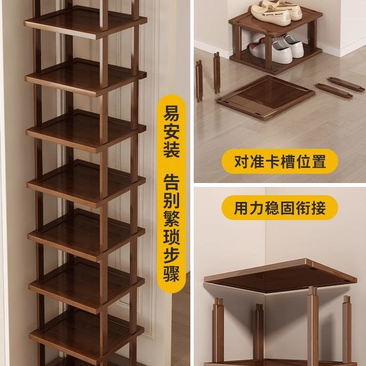 鞋架/鞋柜防尘/防尘鞋架/鞋架透明/鞋架防尘白底实物图