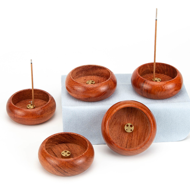 Incense burner, incense stick, incense holder, horizontal incense, copper incense holder, solid wood, rosewood, ebony, mini incense burner, sandalwood, agarwood, small incense holder, handicraft gift
