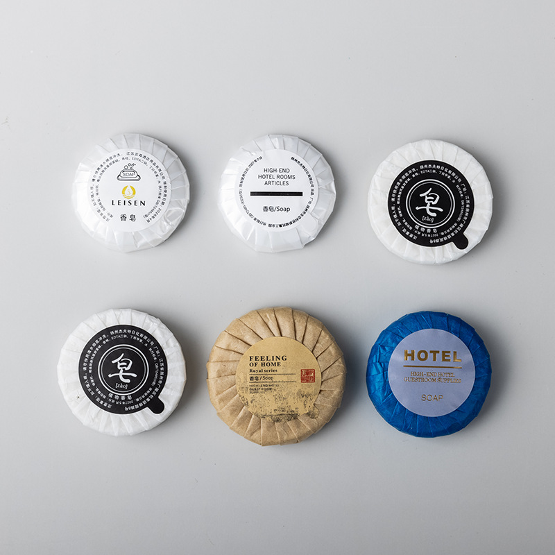 Wholesale of disposable soap for hotels, guesthouses and homestays, and hand-made soap for foreign trade with LOGO printing Specification image