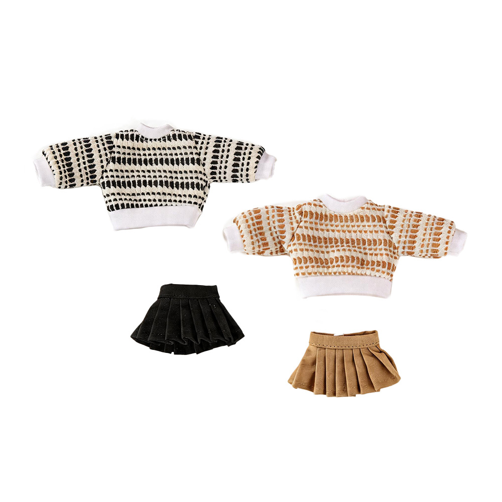 Only for sale: Zsiga's desired place for kids, Korean school style two-piece set of dolls, diy clothes, dress-up accessories Item Picture