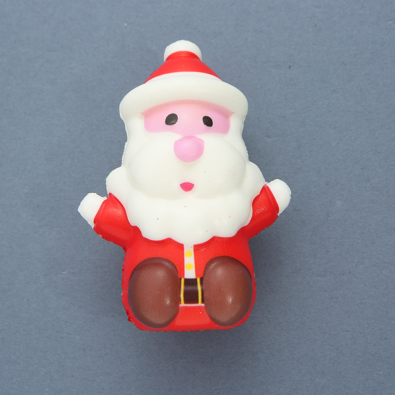 Christmas slow-rebound toy set, Penguin Snowman, Santa Claus, stress-relieving, educational, parent-child interactive, factory direct sales, low price, new and unique toys Specification image