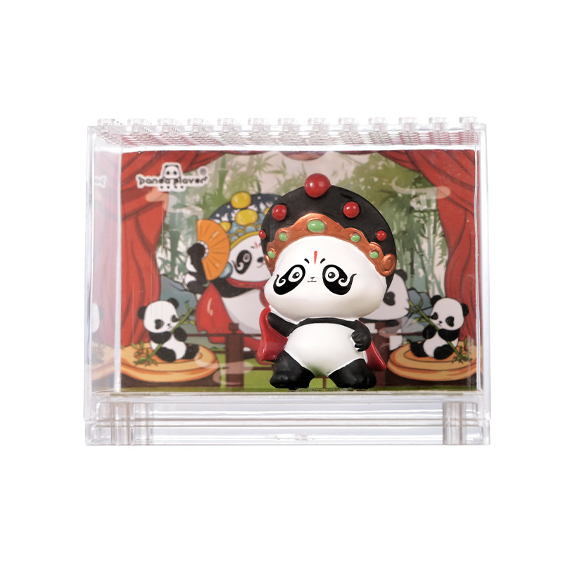 创意熊猫微观武功小摆件互动治愈可爱风桌面装饰品送朋友生日礼物工艺品微景观详情图5