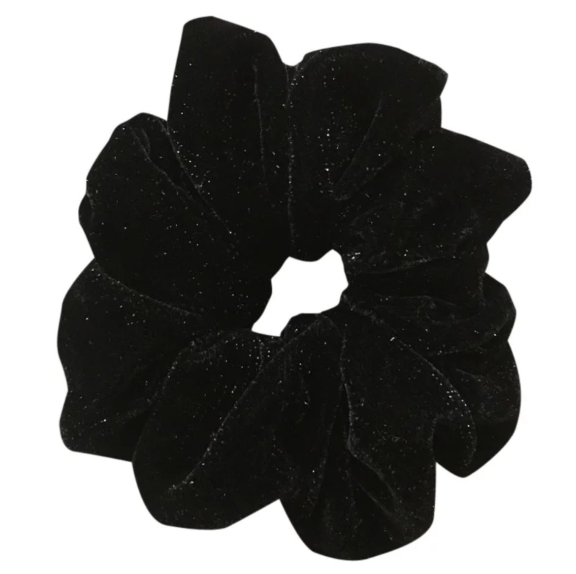 Autumn and winter glittering velvet large intestine hair band, high-end and elegant velvet band, starry sky hair tie, hair accessory Item Picture