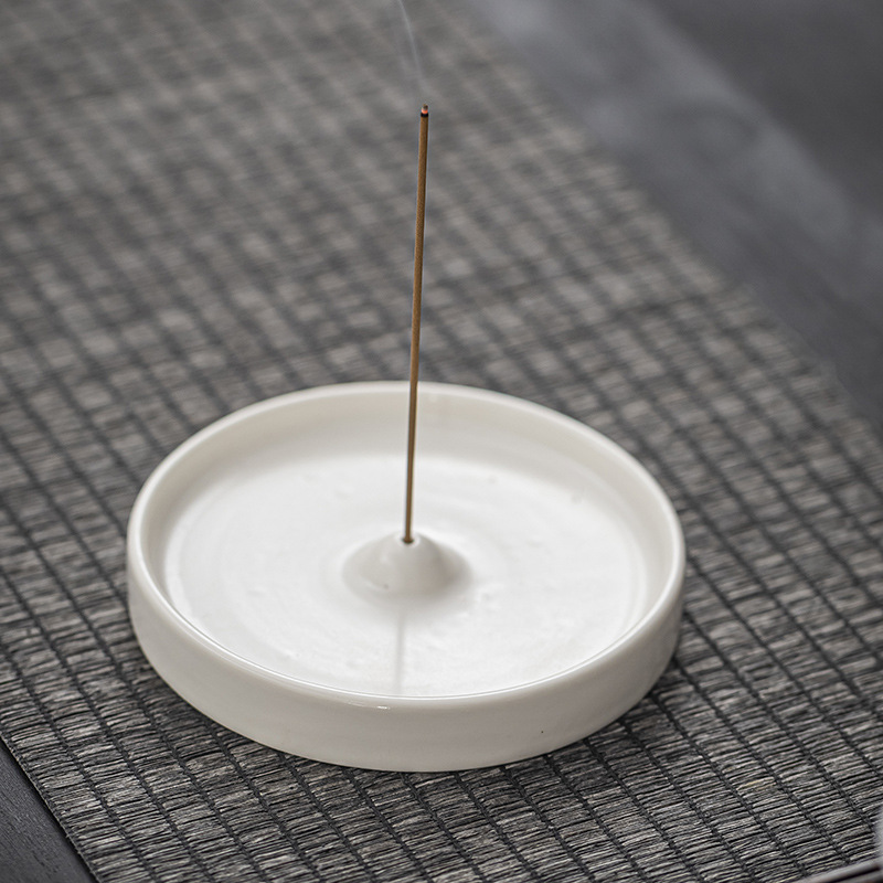 New creative incense stick, incense holder, incense tray, candlestick, ceramic aroma diffuser, agarwood, sandalwood, home decoration, decorative tray Specification image