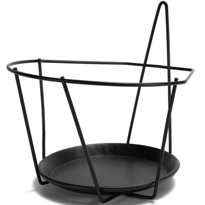 铁艺阳台花盆架户外悬挂式窗台置物架金属托盘阳台栏杆花架装饰用品