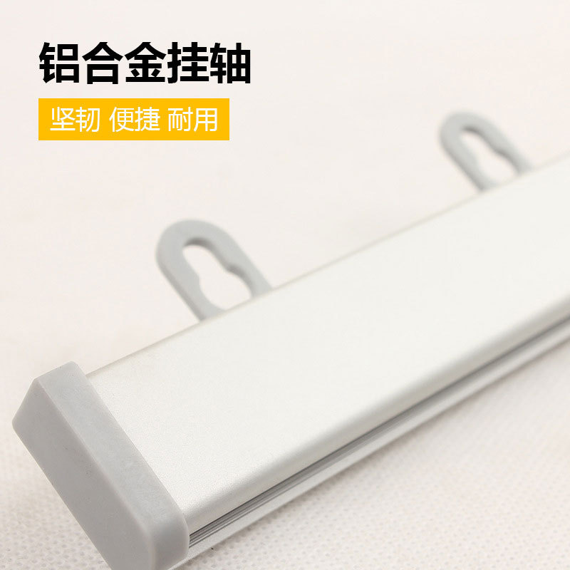 展会促销海报悬挂夹 铝合金伸缩吊杆 商场超市专用 商场展会天花板超市铝合金开启式吊旗杆POP金属挂画轴海报夹广告宣传用品细节图