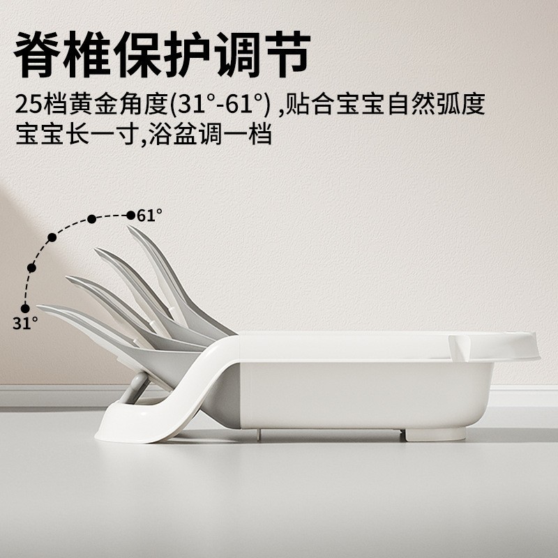 婴儿浴盆/洗澡盆婴儿卡通/婴儿折叠浴盆/洗屁屁盆婴儿卡通/小孩子用细节图