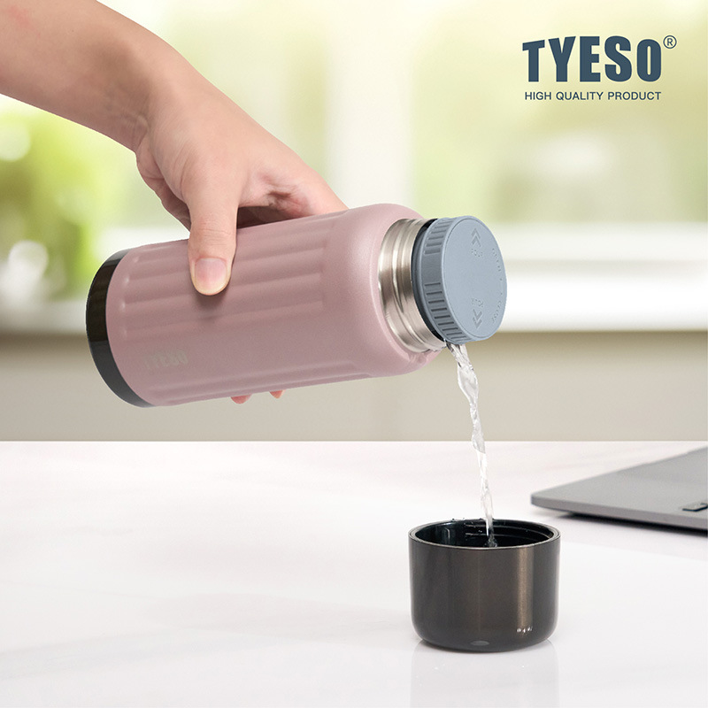 TYESO Cross-border Creative portable sports stainless steel insulated cup, high appearance level, men's and women's portable cups, daily necessities Specification image