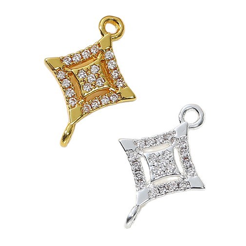 Direct sales and wholesale of DIY handcrafted bracelets, necklaces and earrings with sand gold color retention inlaid zircon materials from the manufacturer Item Picture