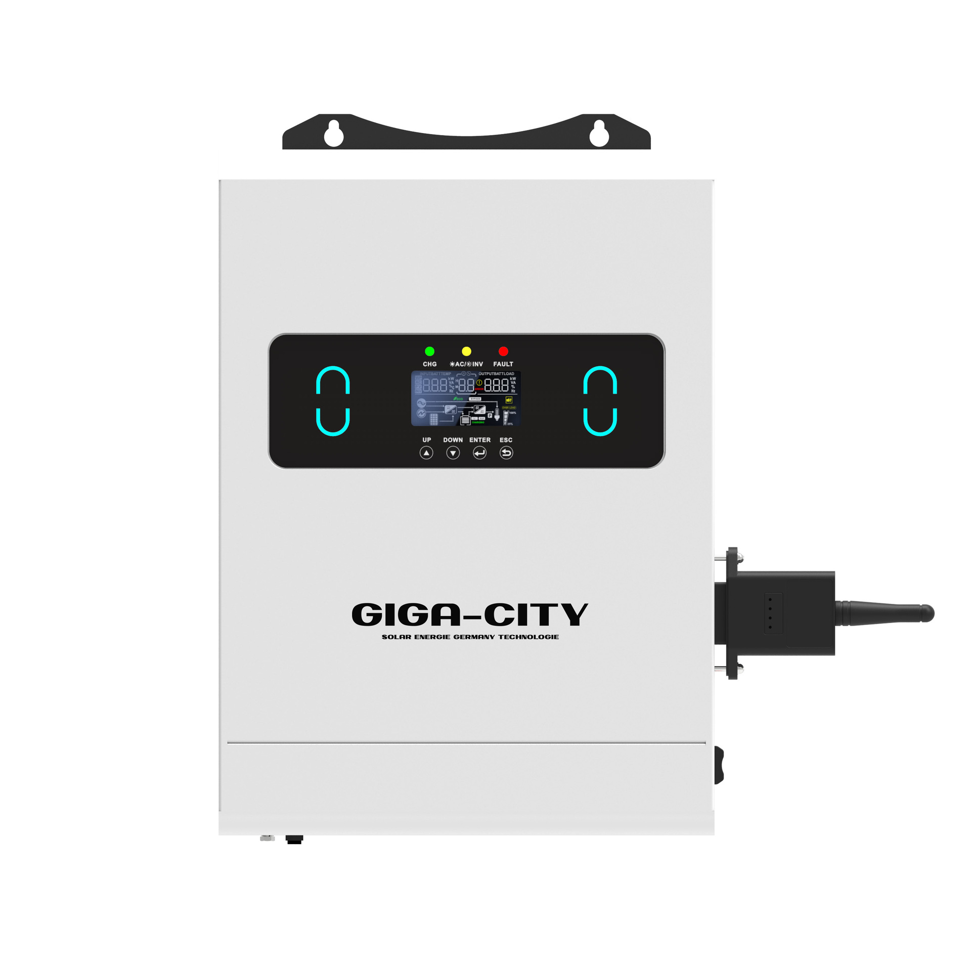 High-Frequency Solar Reverse Control Integrated Machine 220V2.2kw3.3kw Household Energy Storage Inverter, Off-Grid And Grid-Connected Electrical Equipment Item Picture