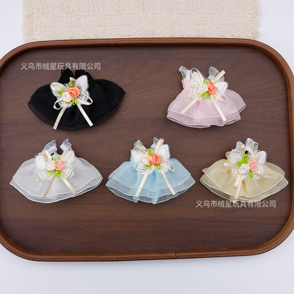 Spring new bow rose net chiffon dress Zsiga Gazi Jie action Doll Gazi Jie dress replacement outfit Application Scenario