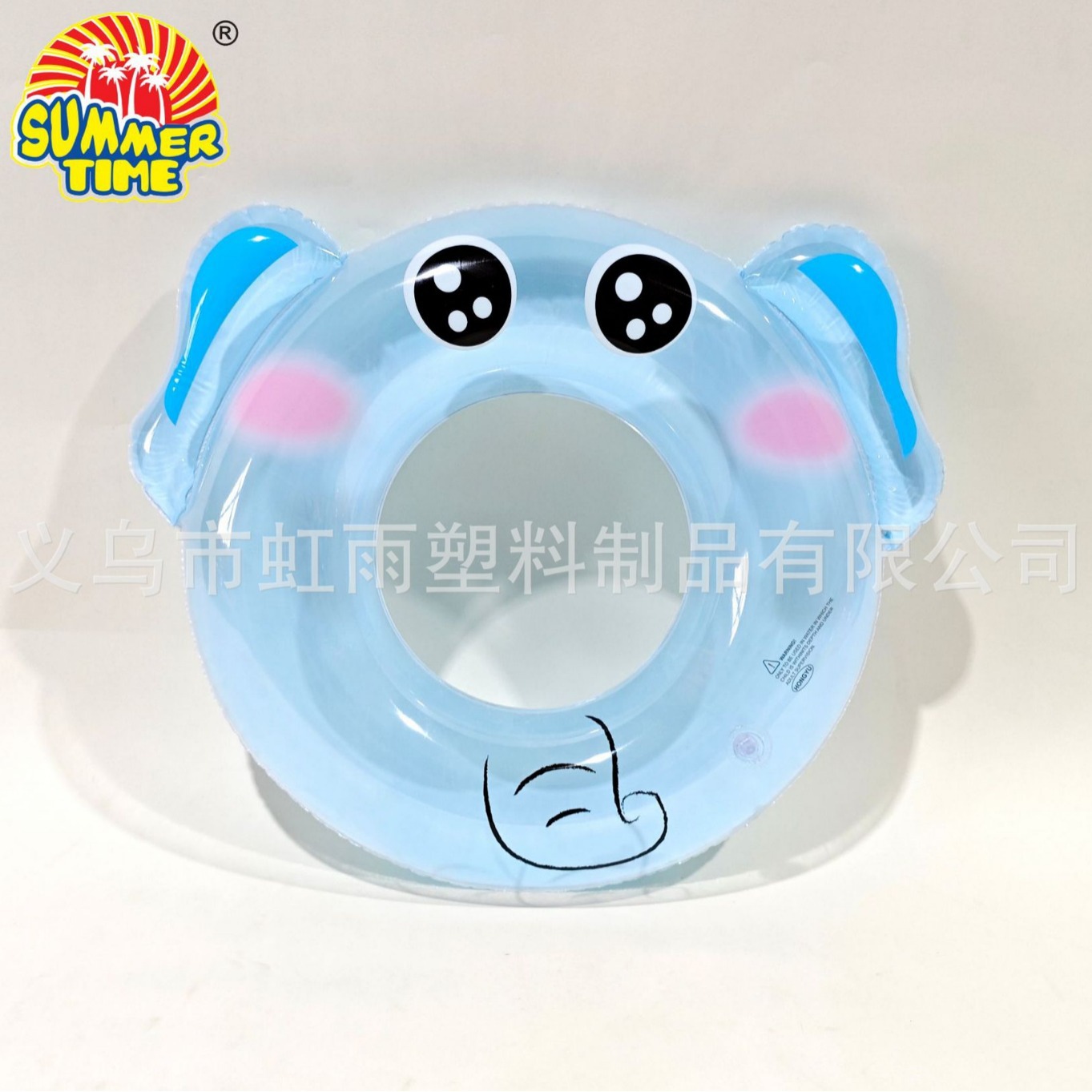 Hongyu thickened cartoon animal inflatable swimming rings for children, environmentally friendly and transparent water toys, wholesale sports and outdoor swimming products Application Scenario