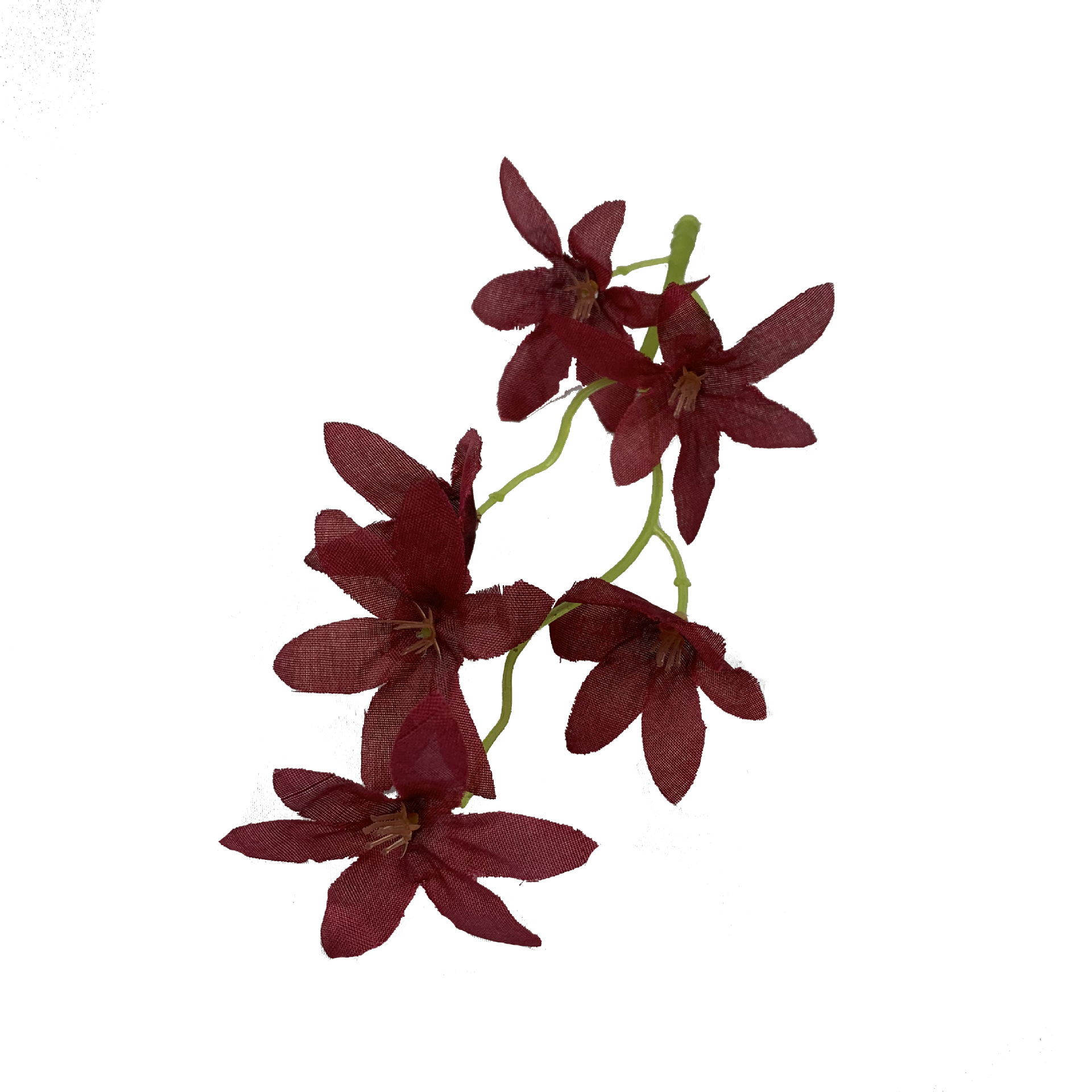 DIY Wenxin orchid strings, hairpins, headwear, garlands, wedding flower walls, flower columns, flower arrangements, simulated garden decorations, office culture simulated plants Item Picture