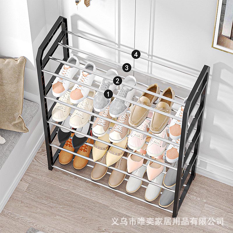 鞋架/烘鞋器/收纳鞋柜/货架/条形鞋架竹子细节图