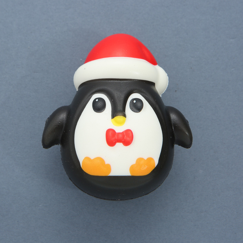 Christmas slow-rebound toy set, Penguin Snowman, Santa Claus, stress-relieving, educational, parent-child interactive, factory direct sales, low price, new and unique toys Application Scenario