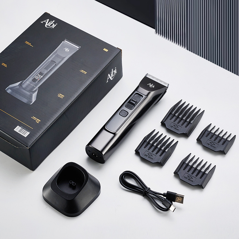 New portable hair clipper, LCD electric clipper, adult and baby home trimmer, electric clipper, hair clipper details Picture