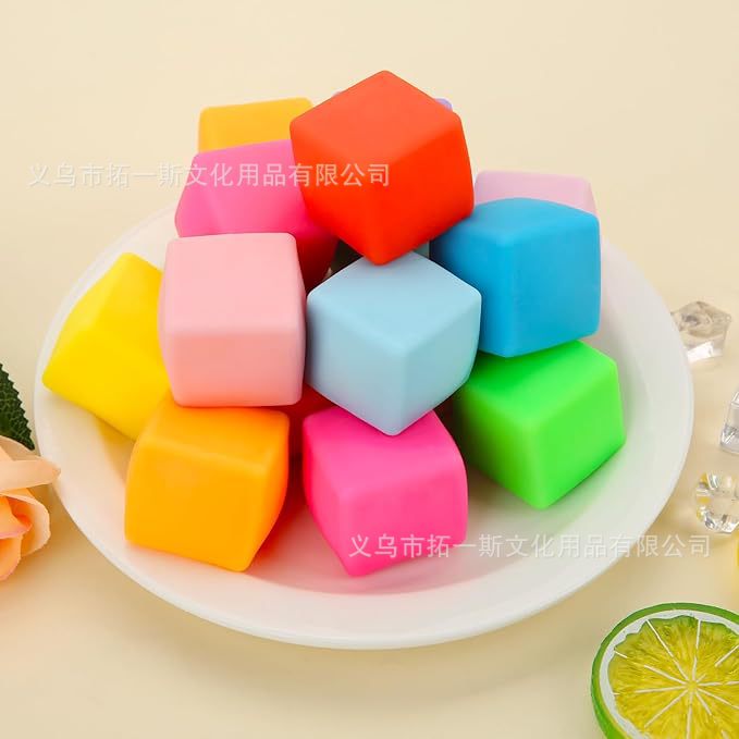 Amazon Adult Stress Relief Ball Set TPR Soft rubber flour Ball Release Toy Relieve Stress Direct Sale Specification image