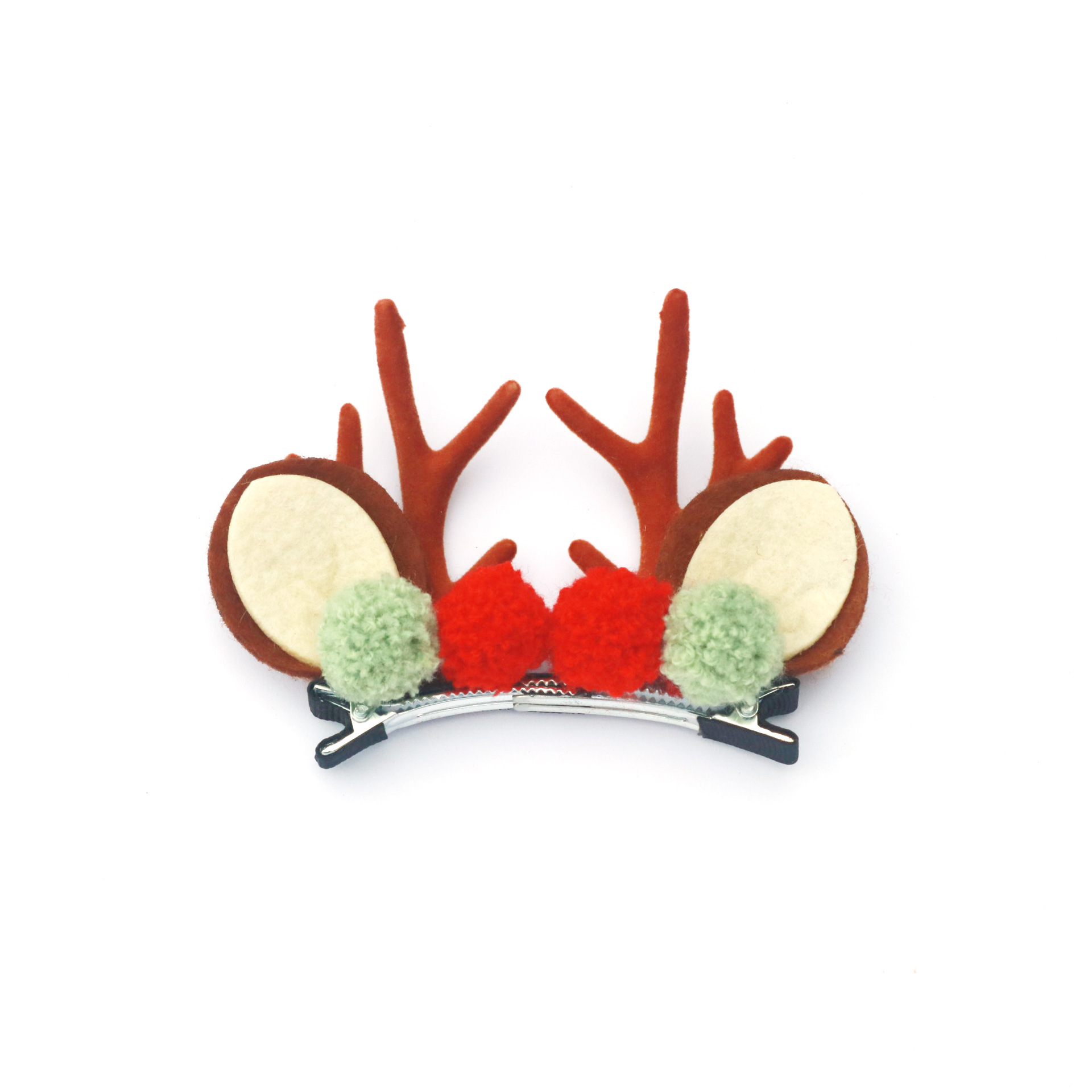 "Senny-style adult and children Christmas reindeer antler hair clips, cute hair clips, headwear, hair bands, and hair accessories. Specification image