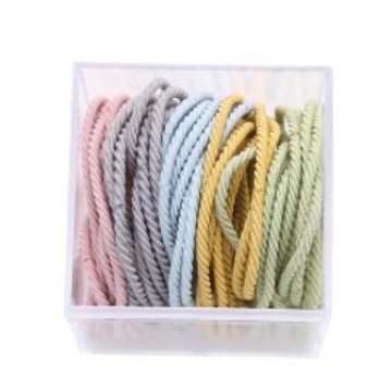 Summer Korean version milk coffee color seamless hair tie, ponytail tie, new rubber band hair accessory and hair band accessory Item Picture