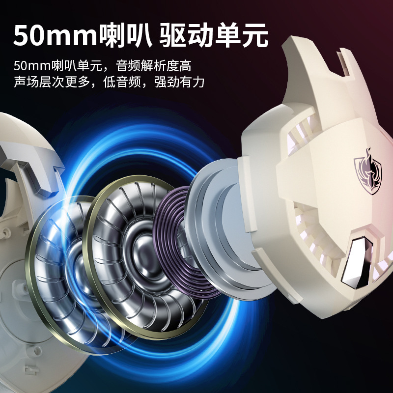 The Inzo G2000Pro head-mounted headset is a digital accessory for playing playerUnknown's Battlegrounds (PUBG) with sound positioning and Bluetooth gaming without delay Specification image