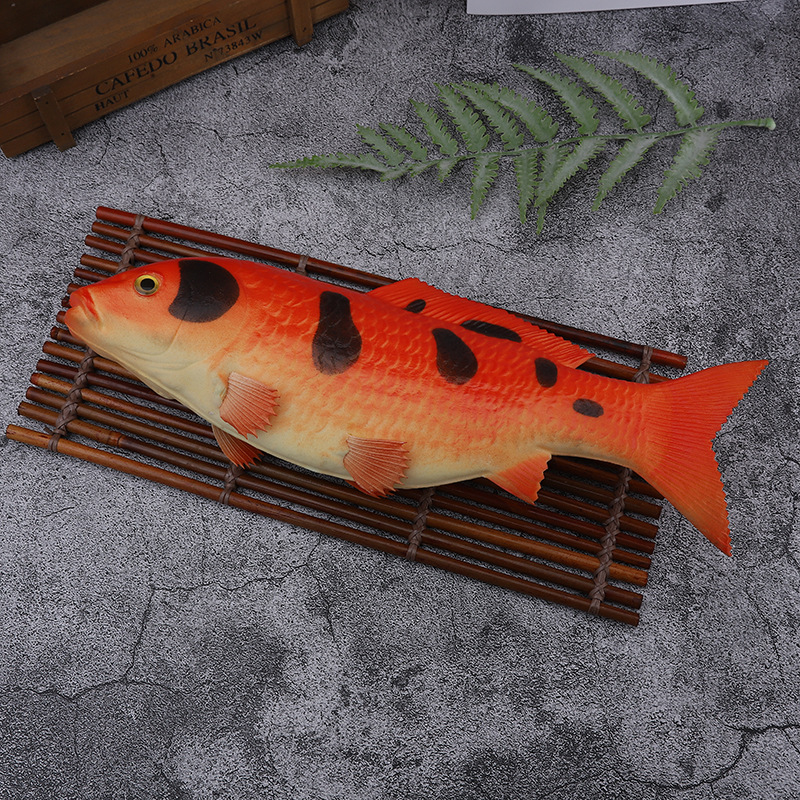 仿真鱼蔬菜面包pu模型猫宠物抱枕玩具小海鱼海洋馆礼品假鱼厂家135039615