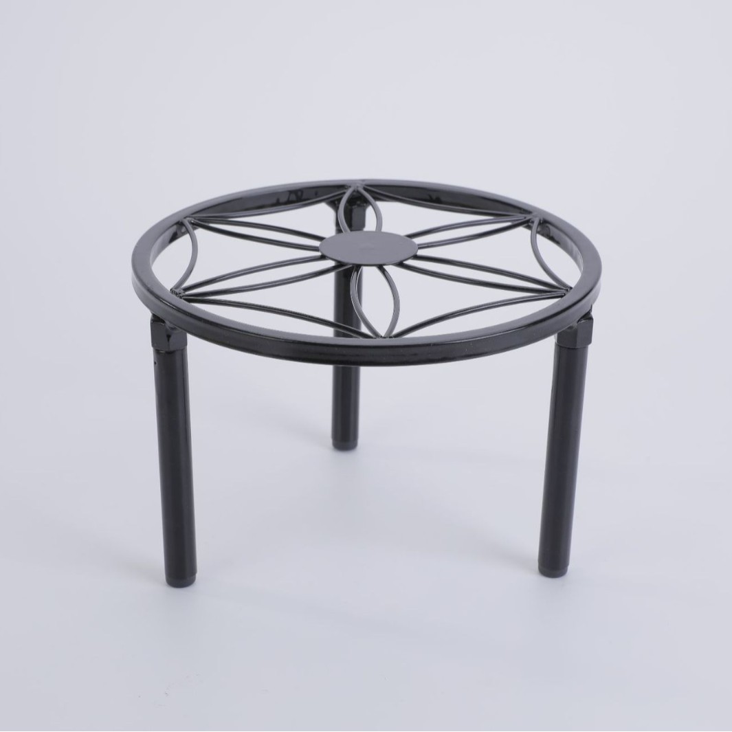 花架子置物架万向轮移动花盆架子批发铁艺轮盘围栏厨卫卫浴五金可移动花架