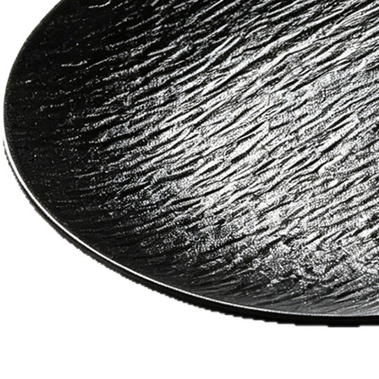 Commercial catering cold dish plates, melamine tableware, thickened black, special plates for hot pot and barbecue, Japanese style, durable and practical Item Picture