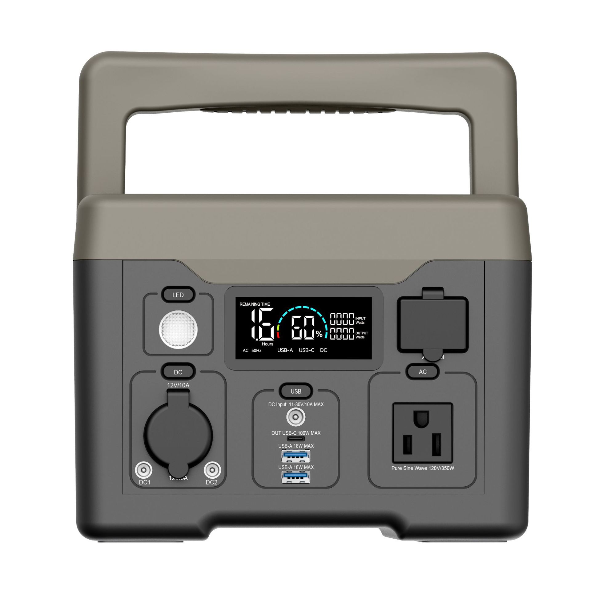 350W Outdoor Portable Mobile Energy Storage Power Supply, Fire Emergency Photovoltaic Solar Power Generation, High-Power Factory Backup Power Station Item Picture