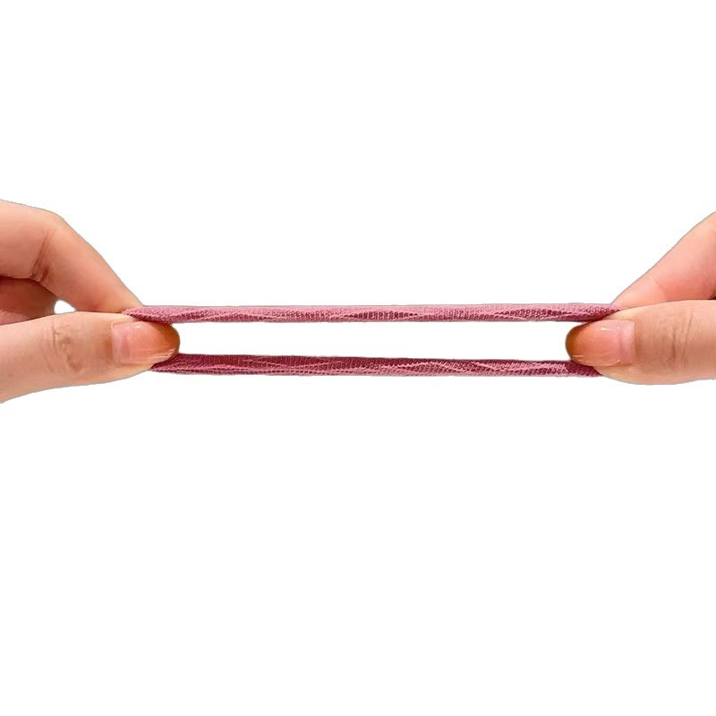 High-end style, hair-safe hair tie, hair band, high elasticity, durable, seamless hair tie, women's hair tie, leather band headwear Item Picture