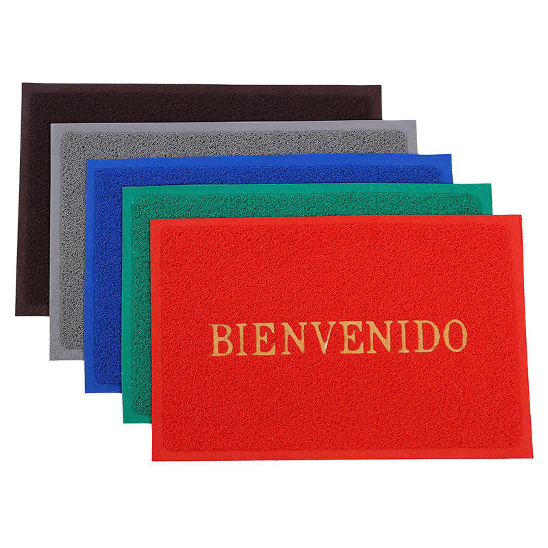 Silk loop antideslizante alfombra de bienvenida para el hogar tapetes de basalto 1.6kg thick wearable alfombra de piso Item Picture