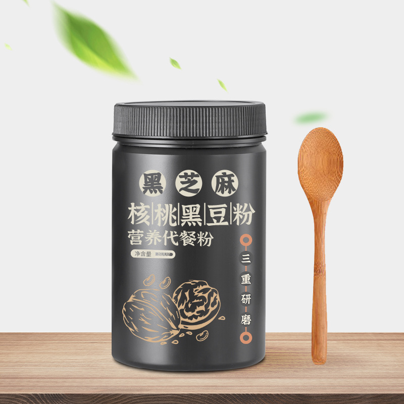 厂家批发1000ml塑料食品瓶藕粉包装桶五谷杂粮黑芝麻蛋白营养粉