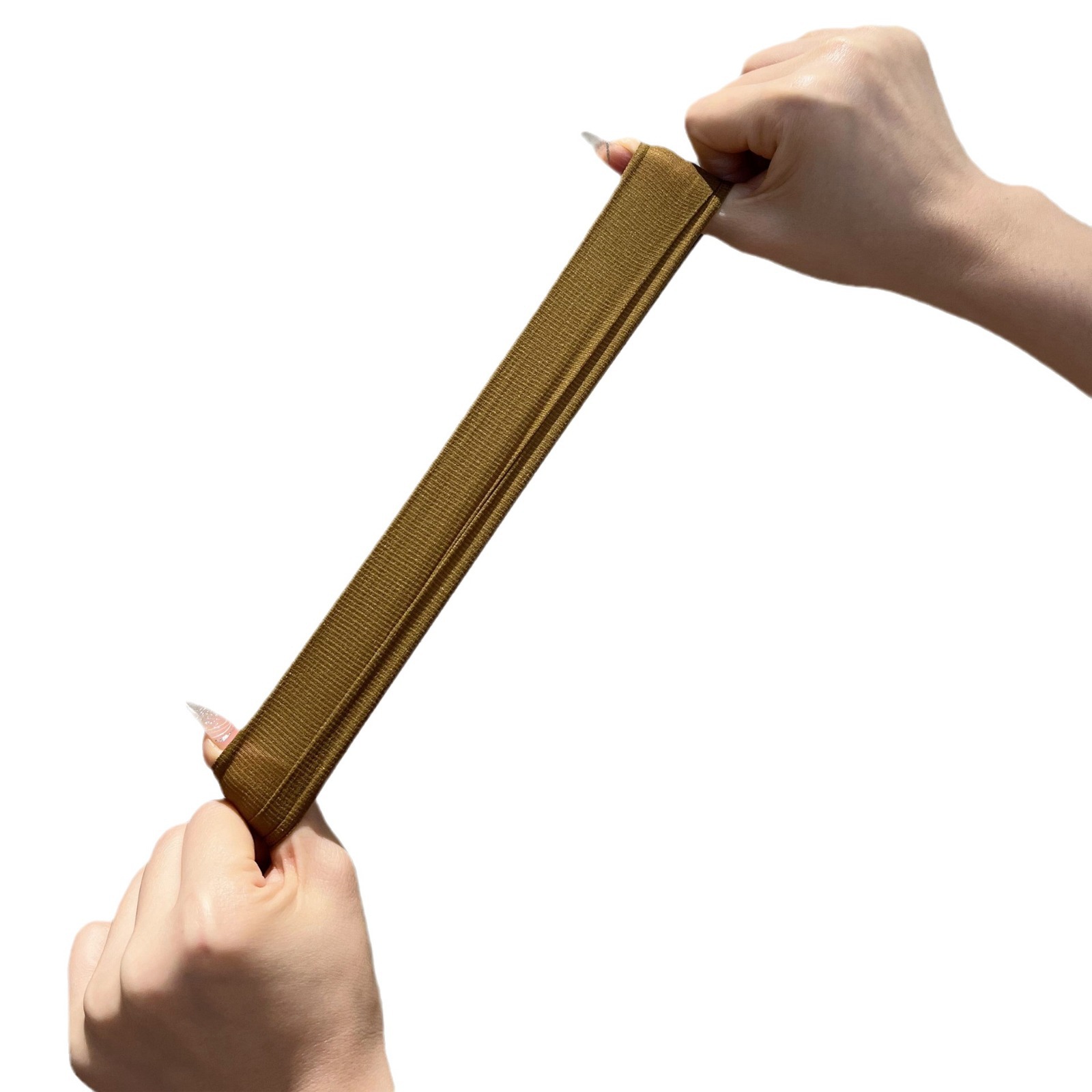 High-quality wide-edge seamless hair bands for women, summer high-elasticity hair ties, non-constricting ponytail hair ties Item Picture