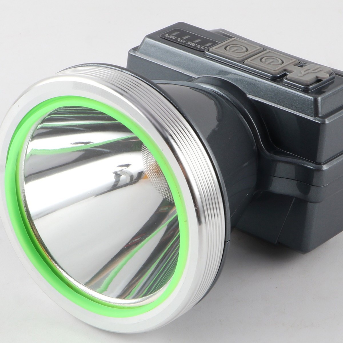 Outdoor head-mounted LED laser headlamp beads, rechargeable lithium battery, long battery life, high lumen, night fishing, camping, wayfinding flashlight, daily necessities lighting