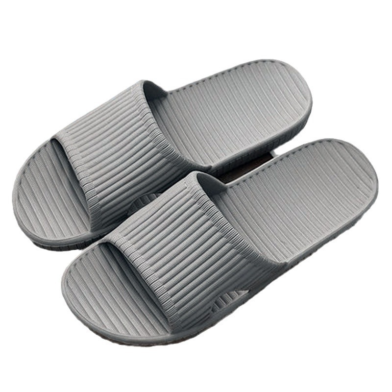 Manufacturer's men's anti-slip plastic bathroom slippers, hotel summer cooling slippers, women's wholesale household cleaning tools, floor mopping slippers Item Picture