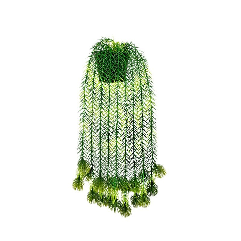 Amazon artificial hanging vine green plants, simulated hanging vine potted plants, home balcony decoration, plastic plants, office culture, garden decorations Item Picture