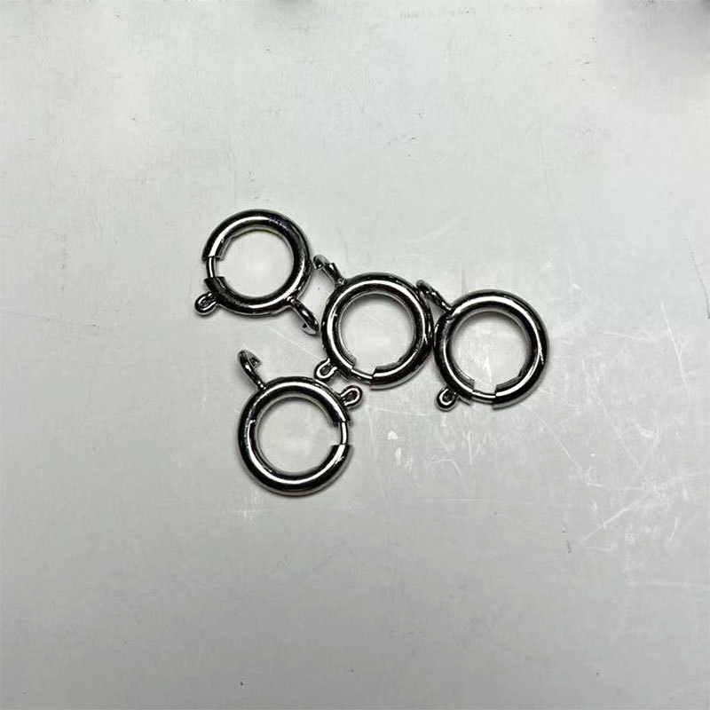Copper slingshot buckle, gold-plated buckle, necklace, bracelet, spring buckle, water bubble buckle, round buckle, diy jewelry buckle, accessories wholesale Application Scenario