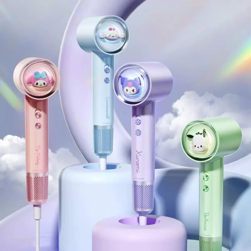 Sanrio's New Household High-Speed Hair Dryer, A High-End Negative Ion Hair Care Non-Damaging Power Generation Hair Dryer, Is Portable