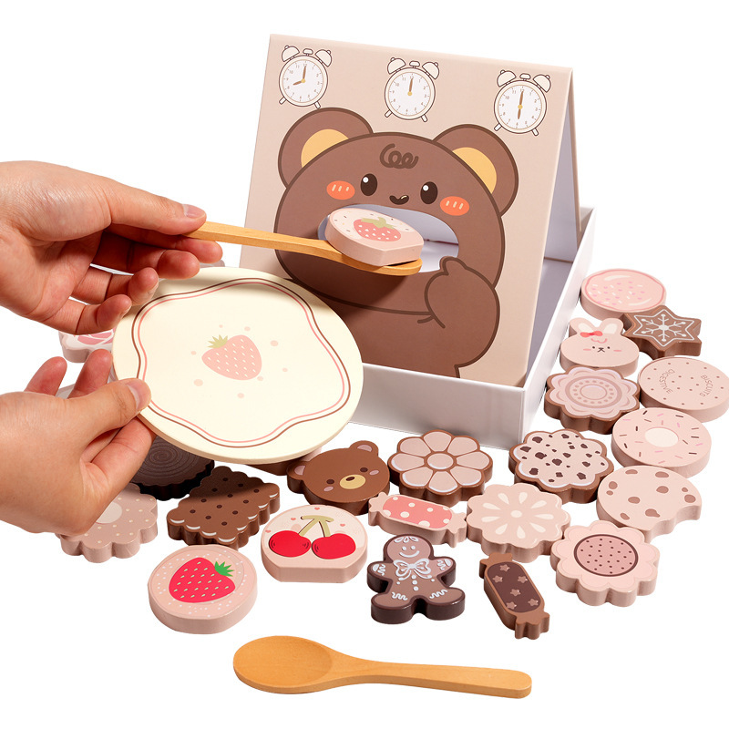 木质玩具/厨房玩具/角色扮演/木制玩具/木屋白底实物图