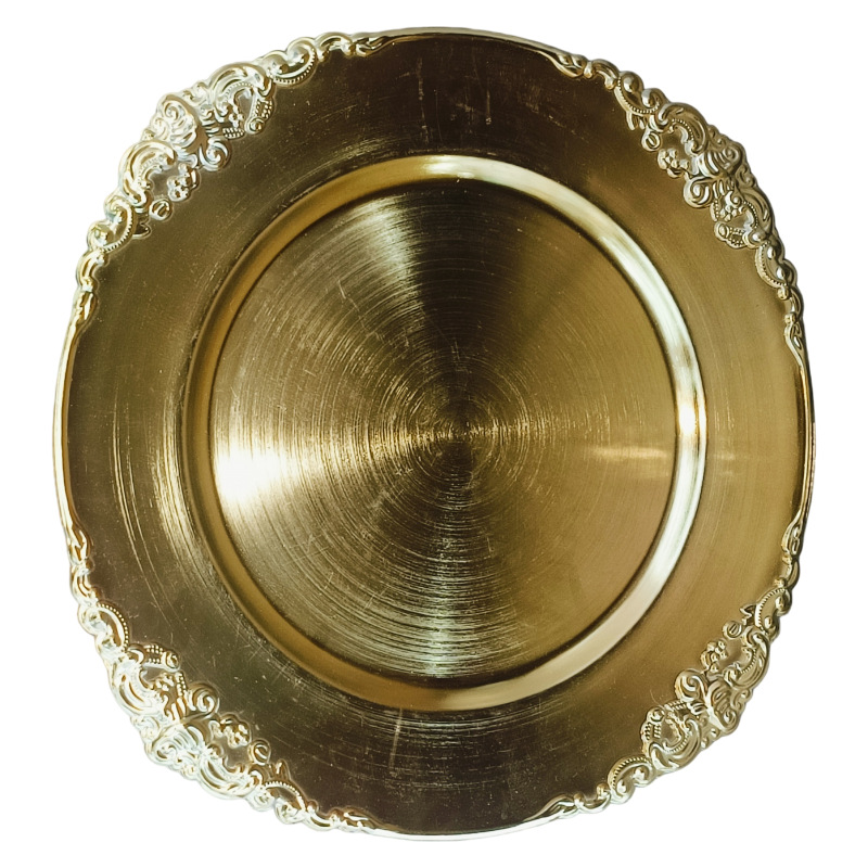 Customized melamine retro-style PP plastic tableware, hotel commercial plates, handicrafts and gifts from an export-oriented factory