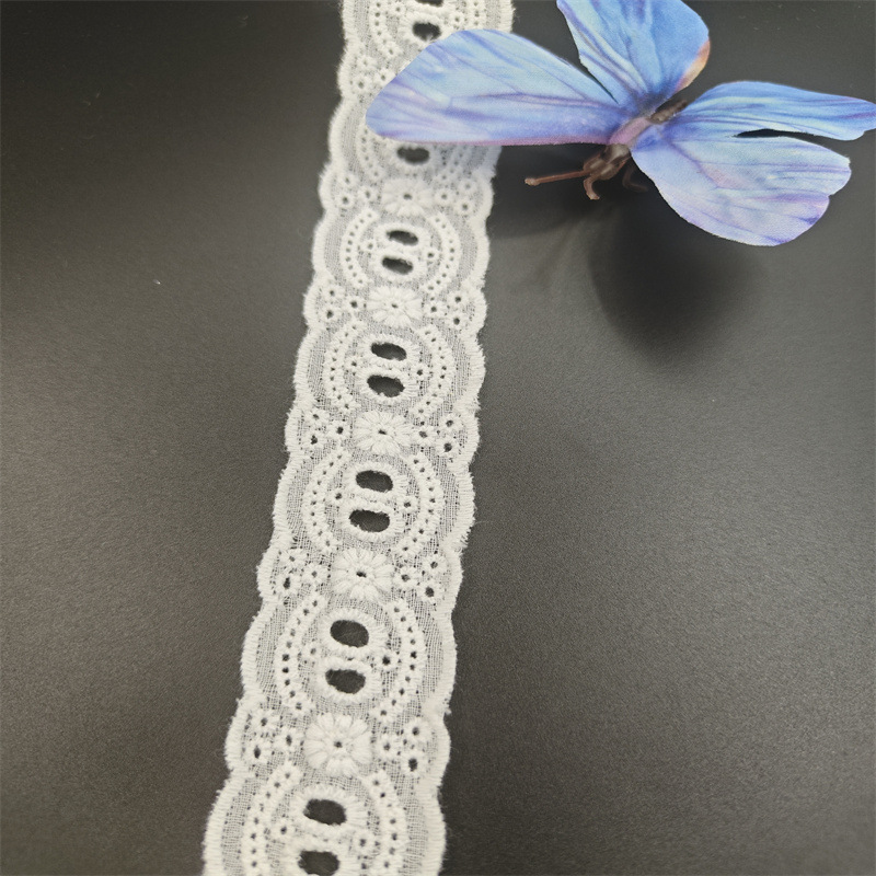 棉布花边双边可穿织带DIY服饰辅料蕾丝雪纺衫